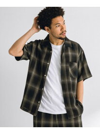【SALE／30%OFF】オンブレチェックショートスリーブシャツ Sonny Label サニーレーベル トップス シャツ・ブラウス ブラック ネイビー【RBA_E】【送料無料】[Rakuten Fashion]