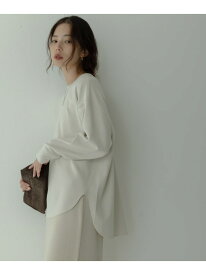 カットジョーゼットプルオーバー Sonny Label サニーレーベル トップス カットソー・Tシャツ ブラック グレー ホワイト【先行予約】*[Rakuten Fashion]