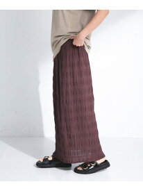 【SALE／50%OFF】コットンシャーリングIラインスカート Sonny Label サニーレーベル スカート その他のスカート ブラック ブラウン【RBA_E】[Rakuten Fashion]