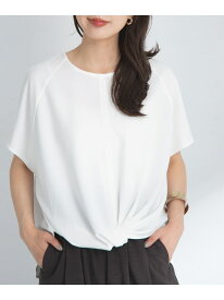 【SALE／50%OFF】フロントデザインカットジョーゼットプルオーバー Sonny Label サニーレーベル トップス カットソー・Tシャツ ホワイト ブラック グレー【RBA_E】[Rakuten Fashion]