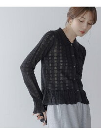 アイレットニットシャツプルオーバー Sonny Label サニーレーベル トップス ニット ブラック ホワイト ブラウン【送料無料】[Rakuten Fashion]