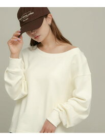 【SALE／50%OFF】ワイドクルーネックスウェット Sonny Label サニーレーベル トップス スウェット・トレーナー ピンク イエロー グレー ホワイト【RBA_E】[Rakuten Fashion]