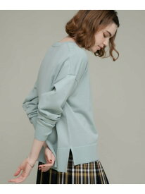 『洗濯可』サイドスリットハイゲージプルオーバー Sonny Label サニーレーベル トップス ニット ブラック グリーン【先行予約】*【送料無料】[Rakuten Fashion]