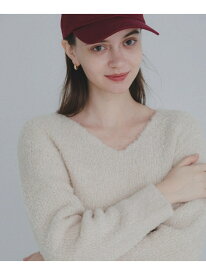 【SALE／40%OFF】ラメフェザーVネックニットプルオーバー Sonny Label サニーレーベル トップス ニット ピンク グレー ホワイト【RBA_E】【送料無料】[Rakuten Fashion]