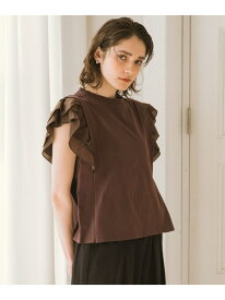 【SALE／30%OFF】フリルフレンチタックスリーブプルオーバー Sonny Label サニーレーベル トップス カットソー・Tシャツ ブラウン ブラック グレー【RBA_E】【先行予約】*[Rakuten Fashion]