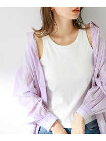 SLAB Rib Bratop Sonny Label サニーレーベル トップス ノースリーブ・タンクトップ ホワイト ブラック ベージュ【送料無料】[Rakuten Fashion]