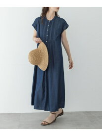 【SALE／20%OFF】デニムピンタックヨークフレンチワンピース Sonny Label サニーレーベル ワンピース・ドレス ワンピース ブルー【RBA_E】【送料無料】[Rakuten Fashion]