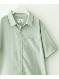 【SALE／30%OFF】接触冷感リネン混ショートスリーブシャツ Sonny Label サニーレーベル トップス シャツ・ブラウス ホワイト ブルー グレー ネイビー グリーン【RBA_E】【送料無料】[Rakuten Fashion]