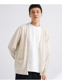 【SALE／50%OFF】リネン混ニットカーディガン Sonny Label サニーレーベル トップス カーディガン ネイビー ピンク ベージュ グレー【RBA_E】[Rakuten Fashion]