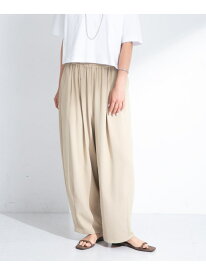 【SALE／50%OFF】ダブルタックワイドイージーパンツ Sonny Label サニーレーベル パンツ その他のパンツ ブラック ブラウン ベージュ【RBA_E】[Rakuten Fashion]