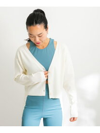 【SALE／50%OFF】SLAB Short Rib Cardigan Sonny Label サニーレーベル トップス カーディガン グレー ホワイト【RBA_E】[Rakuten Fashion]
