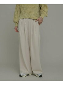 裏起毛イージーワイドパンツ Sonny Label サニーレーベル パンツ その他のパンツ ブラック ホワイト グレー【送料無料】[Rakuten Fashion]