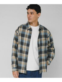 リラックスフィットチェックレギュラーシャツ Sonny Label サニーレーベル トップス シャツ・ブラウス ブラウン グレー ネイビー【送料無料】[Rakuten Fashion]