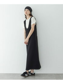 【SALE／40%OFF】Uネックジャンパースカート Sonny Label サニーレーベル ワンピース・ドレス ワンピース ブラック グレー【RBA_E】【送料無料】[Rakuten Fashion]