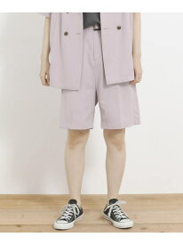 【SALE／70%OFF】ベルト付きショートパンツ Sonny Label サニーレーベル パンツ その他のパンツ ピンク ブラウン【RBA_E】[Rakuten Fashion]