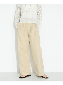 【SALE／60%OFF】ワイドストレートアジャストタックパンツ Sonny Label サニーレーベル パンツ その他のパンツ ブラック ベージュ【RBA_E】[Rakuten Fashion]