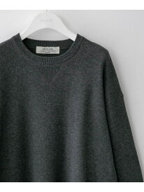 【SALE／10%OFF】スウェットライクニットプルオーバー Sonny Label サニーレーベル トップス ニット グレー ブラック グリーン【RBA_E】【送料無料】[Rakuten Fashion]