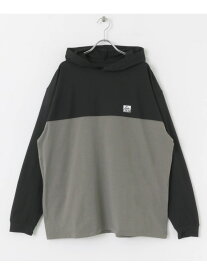 【SALE／30%OFF】『吸収速乾/UVカット機能』REEF バイカラーラッシュフーディ Sonny Label サニーレーベル トップス パーカー・フーディー グレー【RBA_E】【送料無料】[Rakuten Fashion]