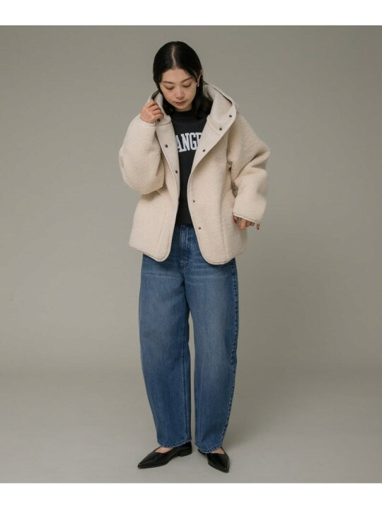 楽天市場】ムートンリバーシブルフーディーコート Sonny Label サニー 