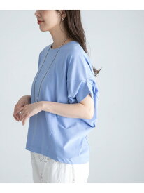 【SALE／50%OFF】『WEB限定』吸水速乾UVクールタッチドルマンプルオーバー Sonny Label サニーレーベル トップス カットソー・Tシャツ ホワイト グレー ブルー【RBA_E】[Rakuten Fashion]