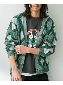 【SALE／70%OFF】ジャガードVネックニットカーディガン Sonny Label サニーレーベル トップス カーディガン レッド ホワイト グリーン【RBA_E】[Rakuten Fashion]