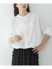『WEB限定』フロントタックバンドカラーシャツ Sonny Label サニーレーベル トップス シャツ・ブラウス ホワイト ブルー ベージュ【送料無料】[Rakuten Fashion]