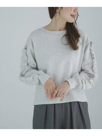 『WEB限定』フリルスリーブスウェットプルオーバー Sonny Label サニーレーベル トップス スウェット・トレーナー ブラック【送料無料】[Rakuten Fashion]