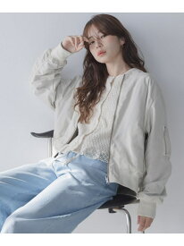 『WEB限定』リバーシブルオーバーMA-1 Sonny Label サニーレーベル ジャケット・アウター MA-1 ホワイト グリーン【送料無料】[Rakuten Fashion]