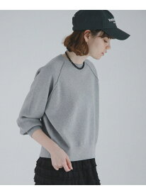スウェットライクニット Sonny Label サニーレーベル トップス ニット グレー イエロー【送料無料】[Rakuten Fashion]