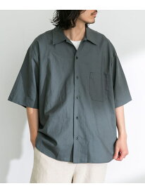 【SALE／40%OFF】ARMY TWILL Cotton Linen Slab Shirts Sonny Label サニーレーベル トップス シャツ・ブラウス グレー ブルー オレンジ【RBA_E】【送料無料】[Rakuten Fashion]