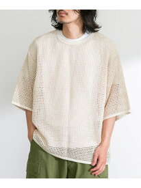 【SALE／40%OFF】ARMY TWILL Cotton Mesh T-shirts Sonny Label サニーレーベル トップス カットソー・Tシャツ ブラック【RBA_E】【送料無料】[Rakuten Fashion]