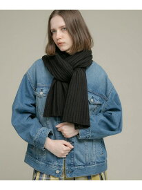 【SALE／10%OFF】リブニットマフラー Sonny Label サニーレーベル ファッション雑貨 マフラー・ストール・ネックウォーマー ブラック ベージュ グレー ブラウン【RBA_E】【送料無料】[Rakuten Fashion]