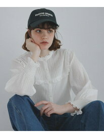『WEB限定』スタンドカラーピンタックフリルシャツ Sonny Label サニーレーベル トップス シャツ・ブラウス ブラック ホワイト【先行予約】*【送料無料】[Rakuten Fashion]