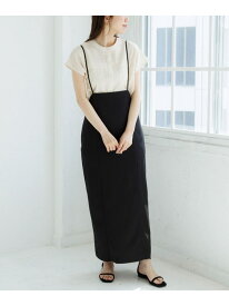 【SALE／50%OFF】『WEB/一部店舗限定』ナローサスペンダースカート Sonny Label サニーレーベル スカート その他のスカート グレー ブラック【RBA_E】[Rakuten Fashion]
