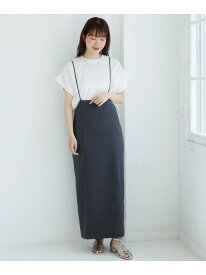 【SALE／35%OFF】『WEB限定』ナローサスペンダースカート Sonny Label サニーレーベル スカート その他のスカート グレー ブラック【RBA_E】【送料無料】[Rakuten Fashion]
