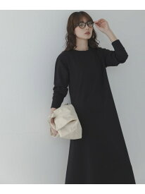 【SALE／50%OFF】『WEB限定』裏毛Aラインワンピース Sonny Label サニーレーベル ワンピース・ドレス ワンピース ブラック グレー【RBA_E】[Rakuten Fashion]