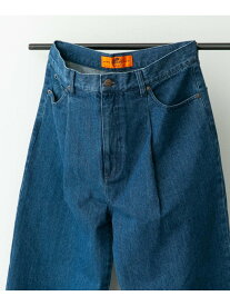 【SALE／40%OFF】『別注』RED KAP×Sonny Label ワイドタックデニム Sonny Label サニーレーベル パンツ ジーンズ・デニムパンツ ブラック ブルー【RBA_E】【送料無料】[Rakuten Fashion]