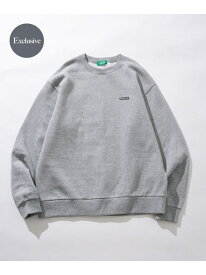 【SALE／50%OFF】『別注』SOLIFOR*Sonny Label 裏起毛スウェットプルオーバー Sonny Label サニーレーベル トップス スウェット・トレーナー ブルー グリーン グレー オレンジ ブラック イエロー【RBA_E】【送料無料】[Rakuten Fashion]