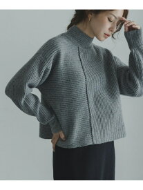 【SALE／40%OFF】畦切替えニットプルオーバー Sonny Label サニーレーベル トップス ニット ブルー ベージュ ピンク グレー【RBA_E】【送料無料】[Rakuten Fashion]