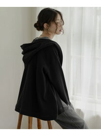 【SALE／50%OFF】裏毛フーディーカーディガン Sonny Label サニーレーベル トップス カーディガン グレー ブラック【RBA_E】[Rakuten Fashion]