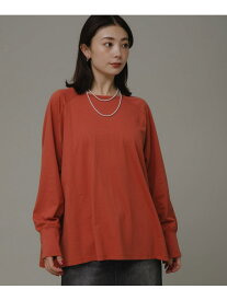 【SALE／50%OFF】チュニックロングTシャツ Sonny Label サニーレーベル トップス カットソー・Tシャツ ホワイト ブラウン グレー【RBA_E】[Rakuten Fashion]