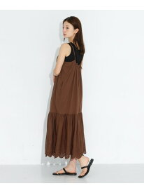 【SALE／60%OFF】シフリーコットンキャミワンピース Sonny Label サニーレーベル ワンピース・ドレス ワンピース ホワイト ブラック ブラウン【RBA_E】[Rakuten Fashion]