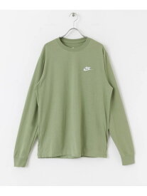 NIKE ナイキ クラブ ロングスリーブ Tシャツ Sonny Label サニーレーベル トップス カットソー・Tシャツ グリーン ブラック ホワイト【送料無料】[Rakuten Fashion]