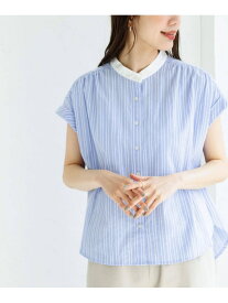 【SALE／20%OFF】ロープドビーコットンストライプブラウス Sonny Label サニーレーベル トップス シャツ・ブラウス グレー パープル ブルー ベージュ【RBA_E】【送料無料】[Rakuten Fashion]