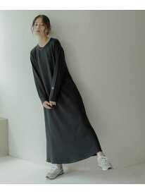 『別注』Champion×Sonny Label 裏毛スウェットテントワンピース Sonny Label サニーレーベル ワンピース・ドレス ワンピース グレー ブラック【送料無料】[Rakuten Fashion]