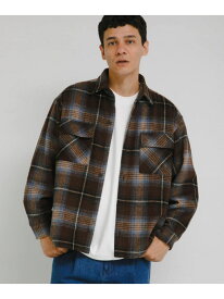 シャギーチェックダブルポケットシャツ Sonny Label サニーレーベル トップス シャツ・ブラウス ブラウン ブラック レッド【送料無料】[Rakuten Fashion]