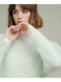 『WEB/一部店舗限定』ヘアリーローゲージニット Sonny Label サニーレーベル トップス ニット グリーン【送料無料】[Rakuten Fashion]