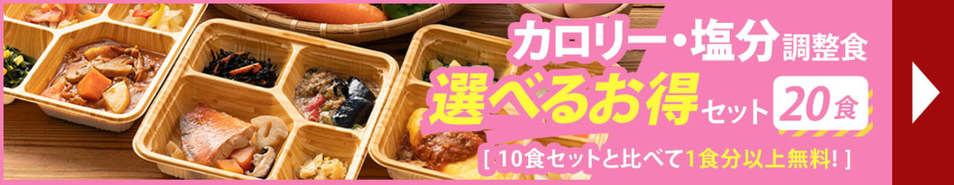 カロリー塩分調整食 選べるお得セット20食