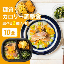 【マラソン限定P5倍】 選べる 糖質・カロリー調整食セット 10食 10食分 糖質 10g以下 糖質制限 糖質 栄養バランス 宅配 冷凍弁当 おかず お弁当 弁当 低糖質 ダイエット カロリー 健康 惣菜 簡単 昼食 夕食 晩食 簡単調理 自宅療養 健康直球便 レンジ調理 時短 簡単