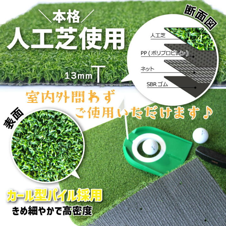 楽天市場】《 オリジナル 超 本格 ロングパターマット 》 65cm × 5m 